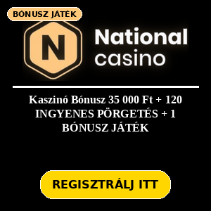 National Kaszinó befizetés nélküli bónusz