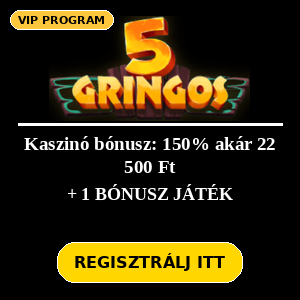 5Gringos Kaszinó Bónusz