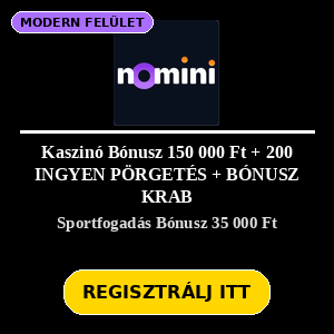 Nomini Kaszinó és Sportfogadás Bónuszok