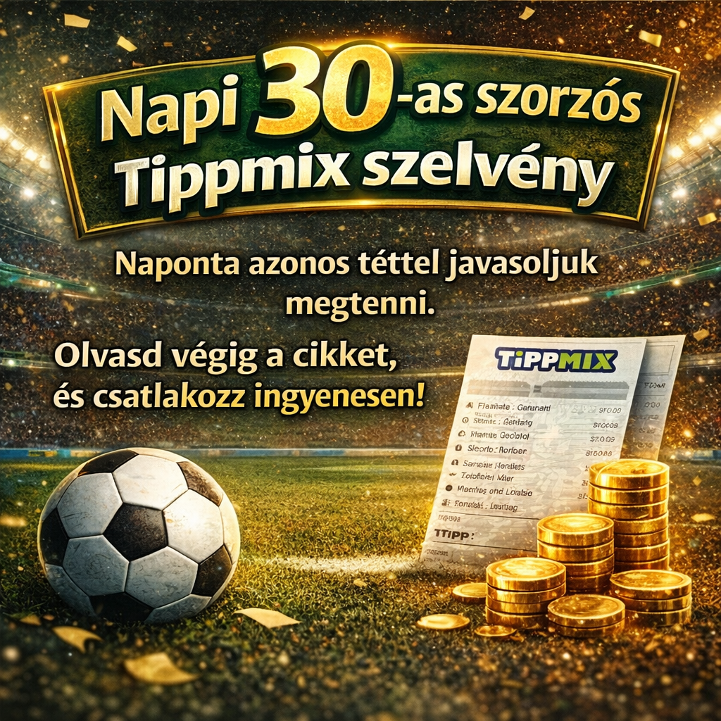 napi 30-as szorzós szelvény