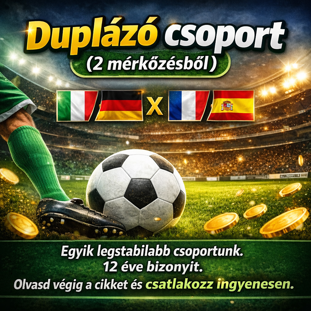 2 mérkőzésből álló duplázónk