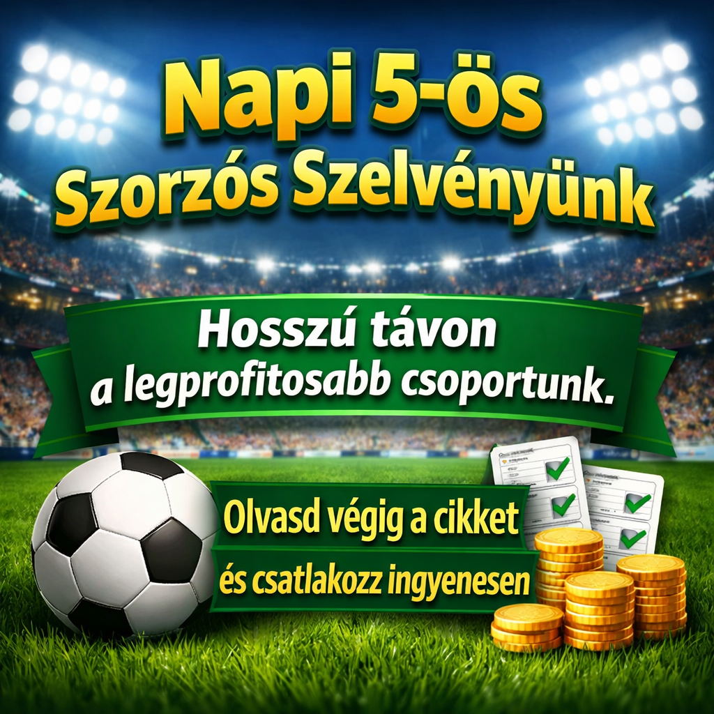 napi 5 szorzós szelvény