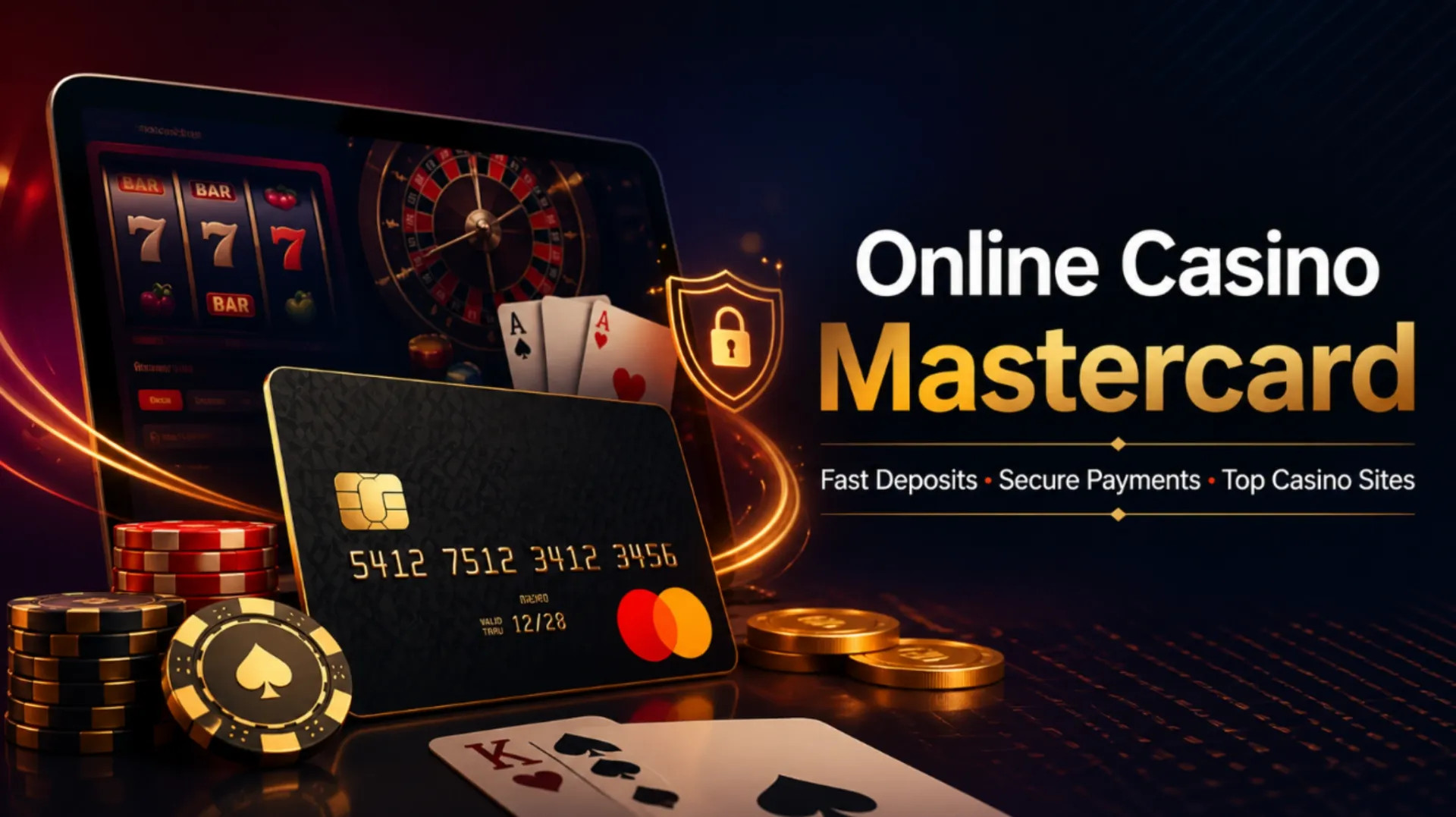 online casino master card