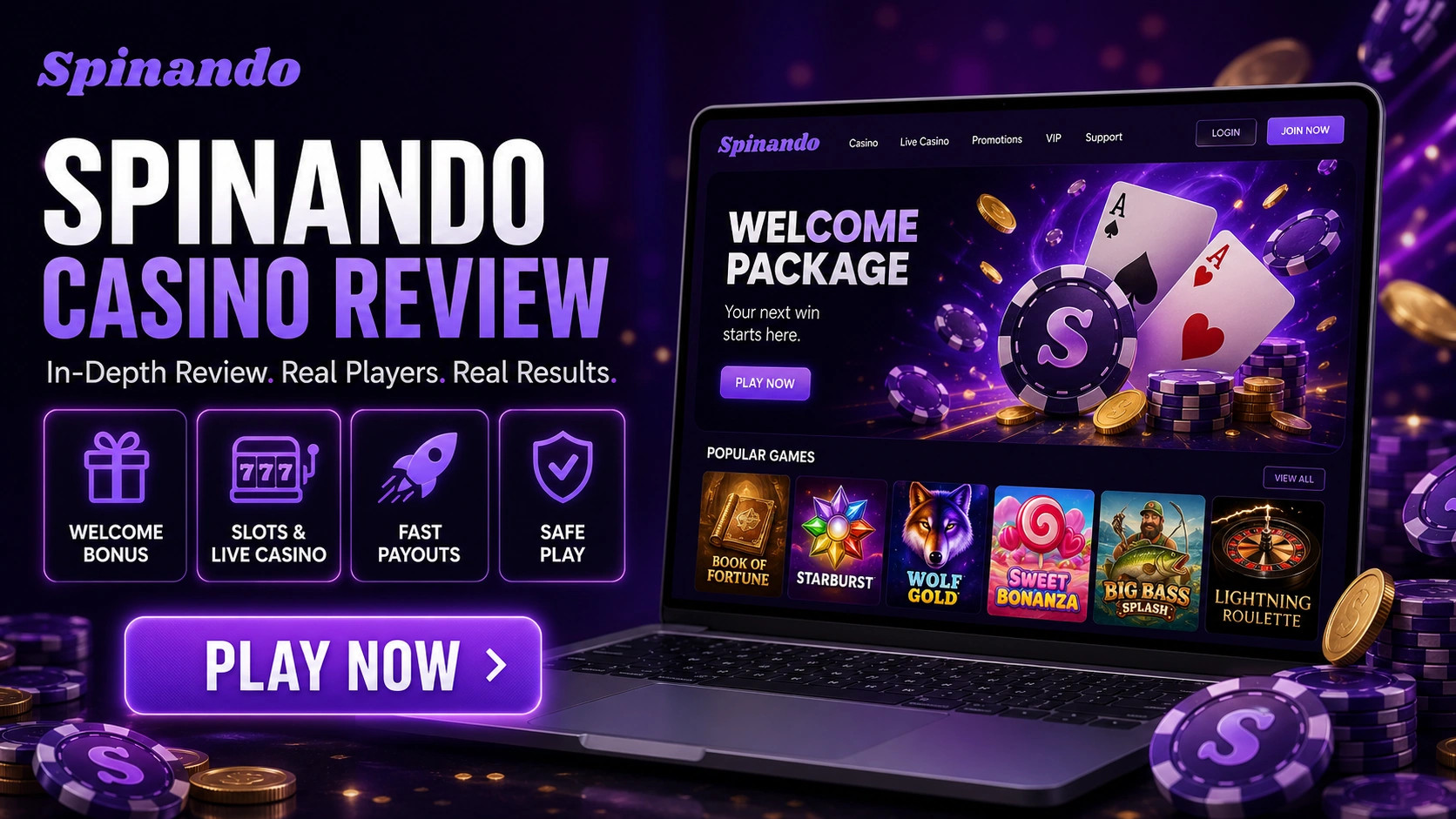 Spinando Casino Review