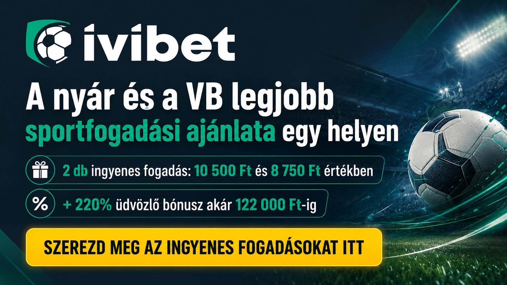 Ivibet 2026-os világbajnokság sportfogadási bónusz